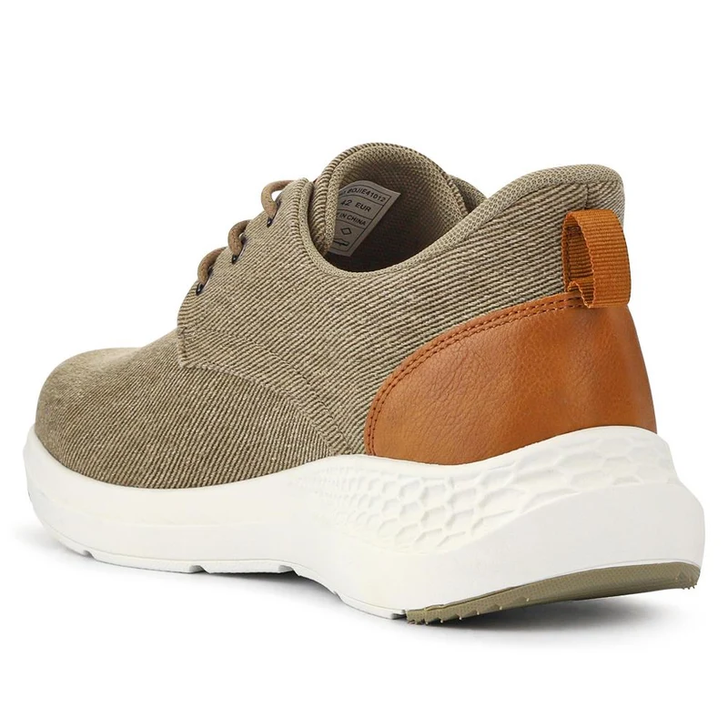Easy Step In Wide Fit Lightweight Trainers - BOJIE41012 / 327 255 - Beige