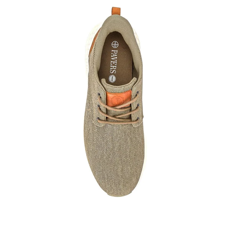 Easy Step In Wide Fit Lightweight Trainers - BOJIE41012 / 327 255 - Beige
