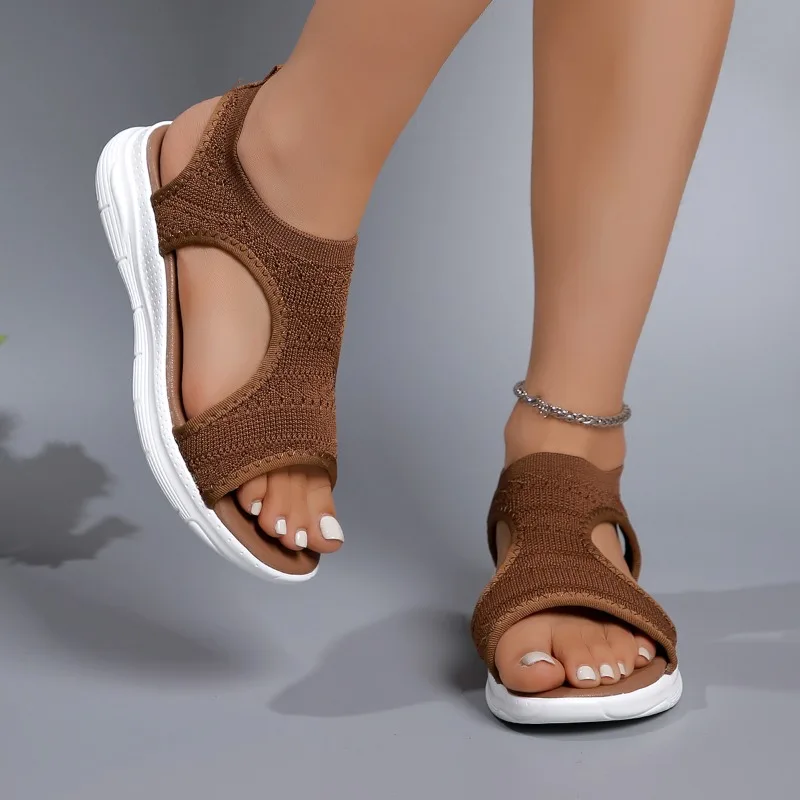 Sandali comodi da donna | Sandali sportivi estivi in stile romano