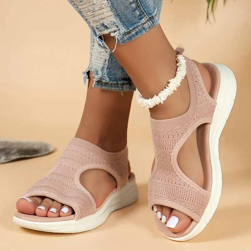 Sandali comodi da donna | Sandali sportivi estivi in stile romano