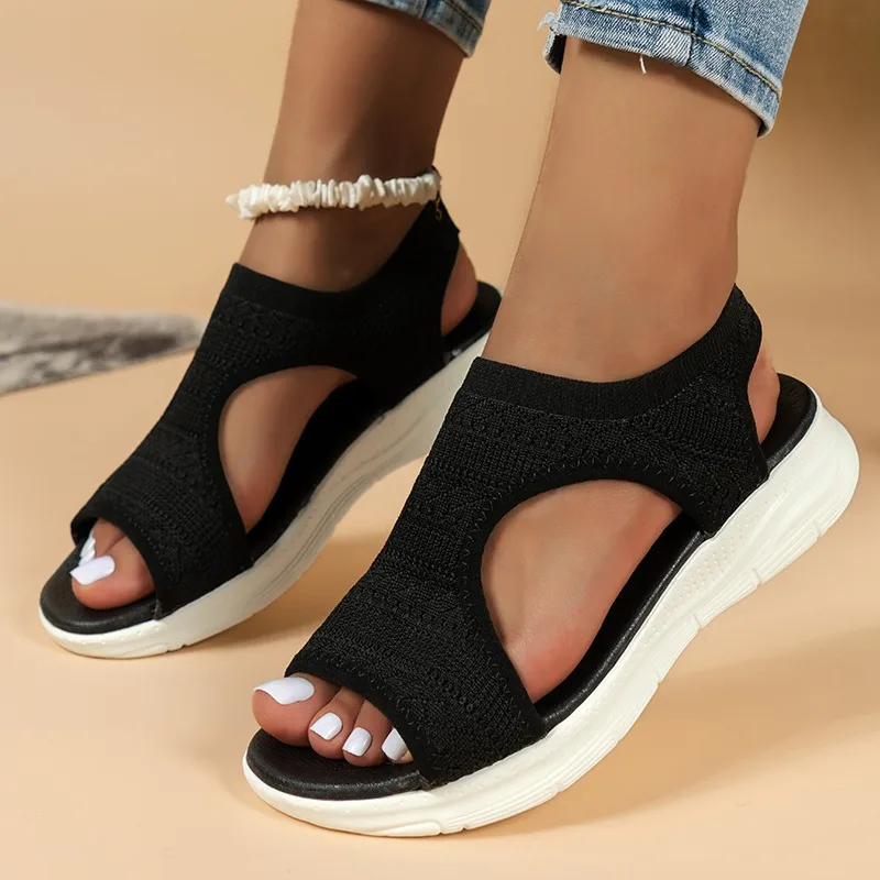 Sandali comodi da donna | Sandali sportivi estivi in stile romano