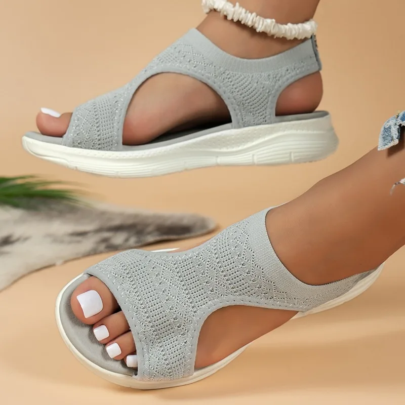 Sandali comodi da donna | Sandali sportivi estivi in stile romano