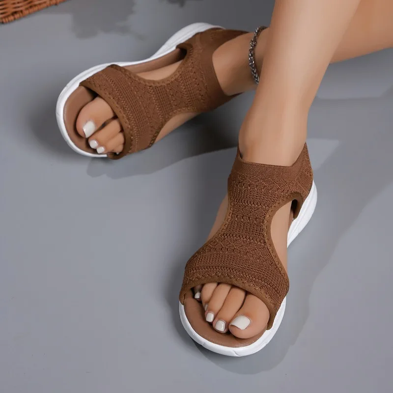 Sandali comodi da donna | Sandali sportivi estivi in stile romano