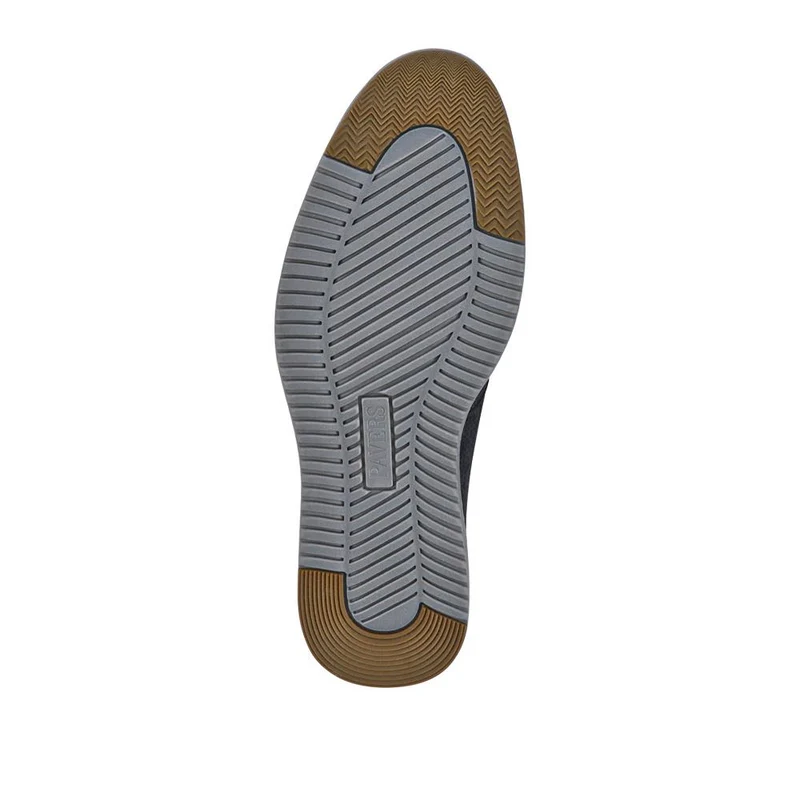 Leather Slip-On Casual Shoes - PERFO41002 / 327 386 - Navy