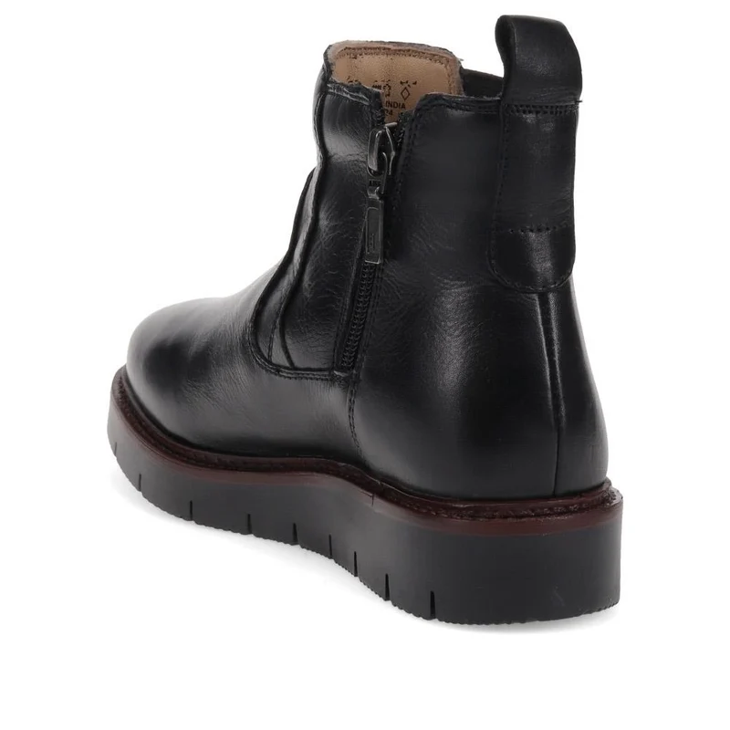 Platform-Heeled Ankle Boots - TEJ40009 / 326 420 - Black