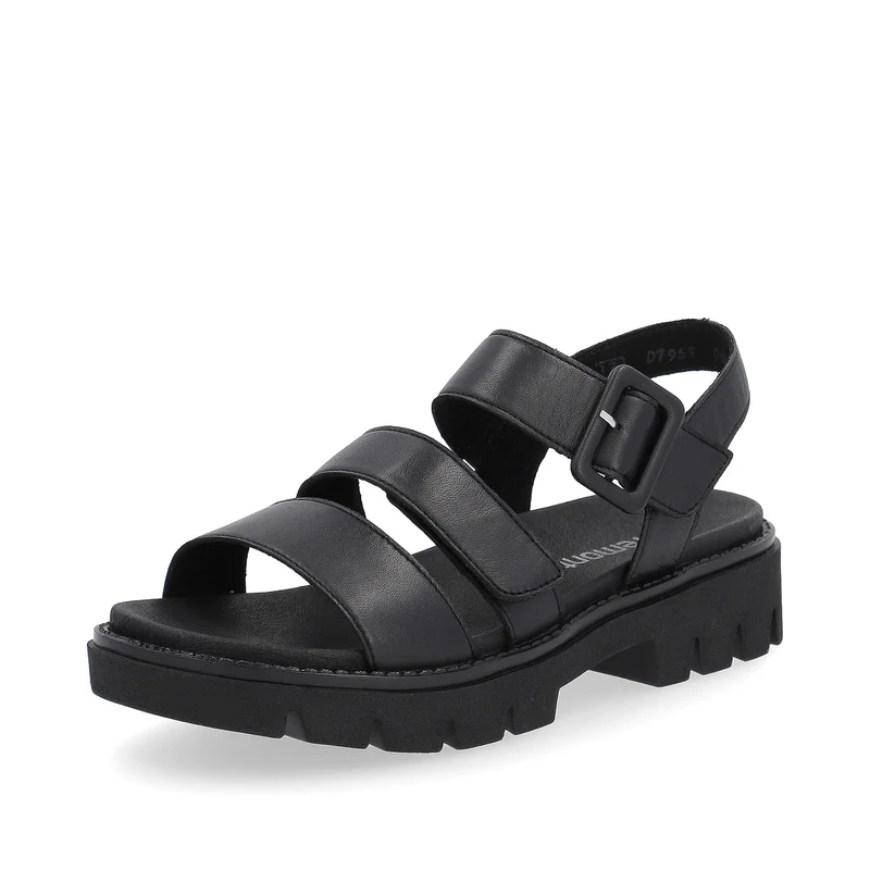 Remonte Damenmode-Sandale – Schwarz