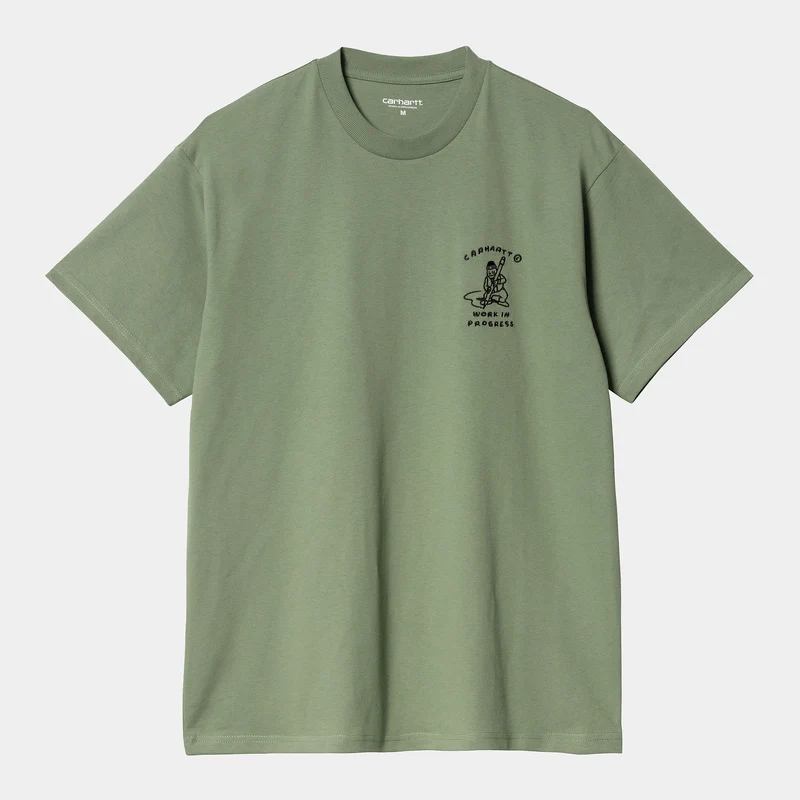 Carhartt WIP Herren Icons T-Shirt – Park / Schwarz