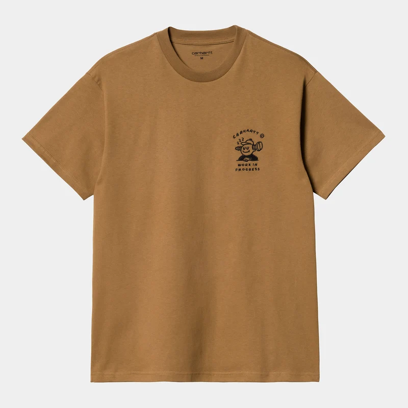 Carhartt WIP Herren Icons T-Shirt – Hamilton Braun / Schwarz