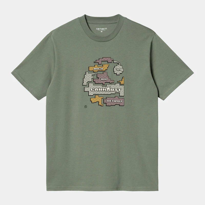 Carhartt WIP Herren Kurzarm-Graft-T-Shirt – Park