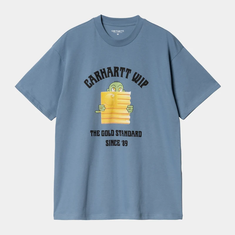 Carhartt WIP Herren Gold Standard Kurzarm-T-Shirt – Sorrent