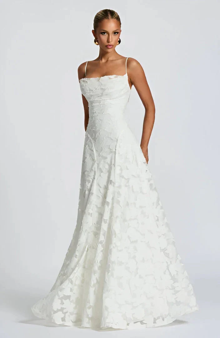Blumenmuster Kleid | Festliches Kleid für Damen