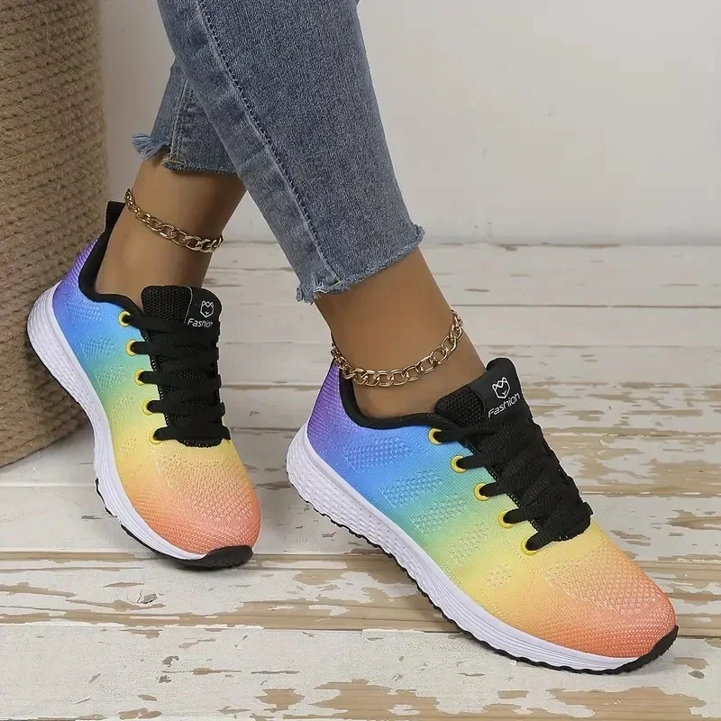 Sneakers traspiranti da donna | Scarpe sportive con suola platform