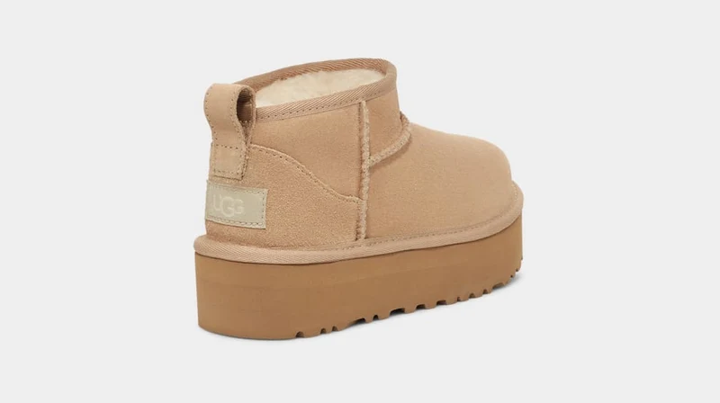 UGG Ultra-Mini-Plateaustiefel für Kinder | Sand