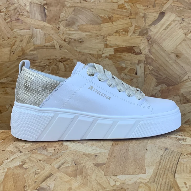 Rieker Damen Revolution Fashion Trainer – Weiß
