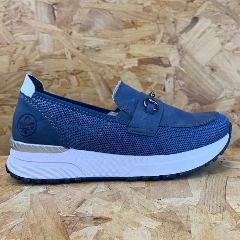 Rieker Modischer Loafer für Damen – Blau