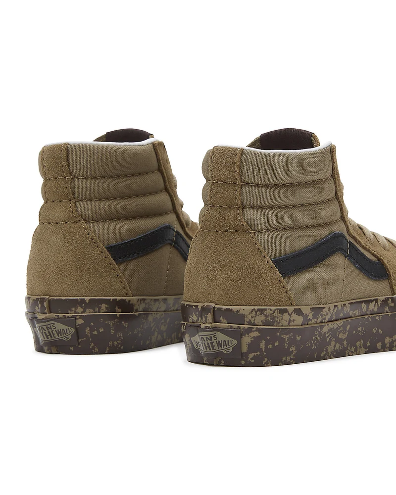 VANS Sk8-Hi Tye Dye-Turnschuhe für Kinder – Seitenwandbraun