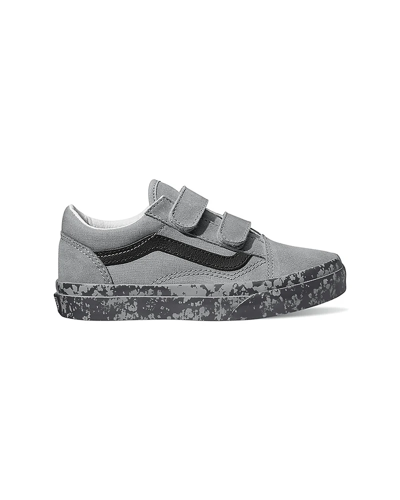 VANS Old Skool V Tie Dye Sidewall-Sneaker für Kinder – Grau