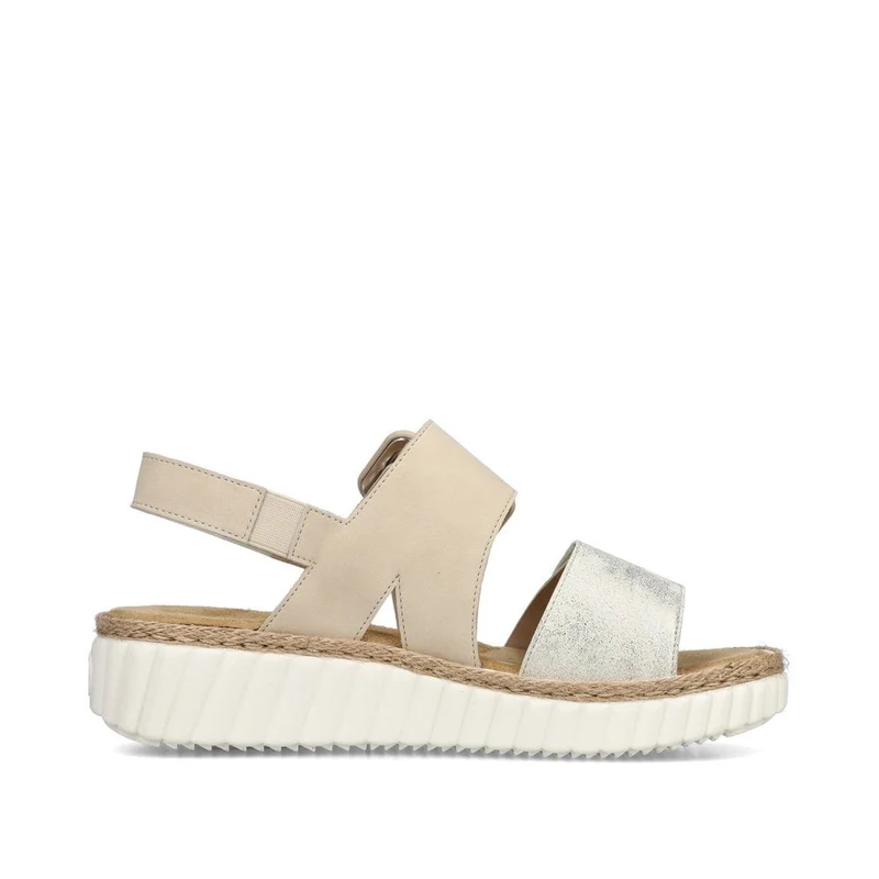 Rieker Damenmode-Sandale – Beige