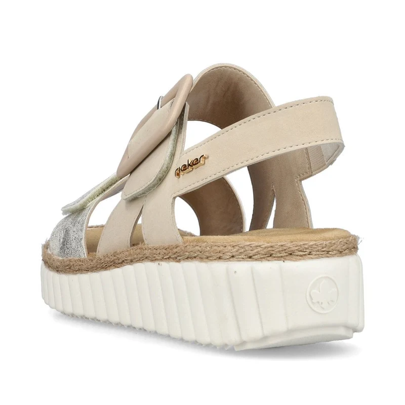Rieker Damenmode-Sandale – Beige