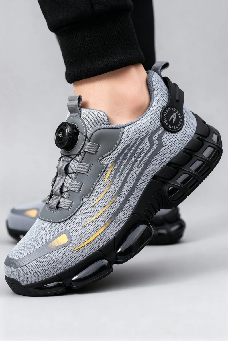 Scarpe antinfortunistiche S3 uomo comode | Scarpe da lavoro leggere con punta in acciaio