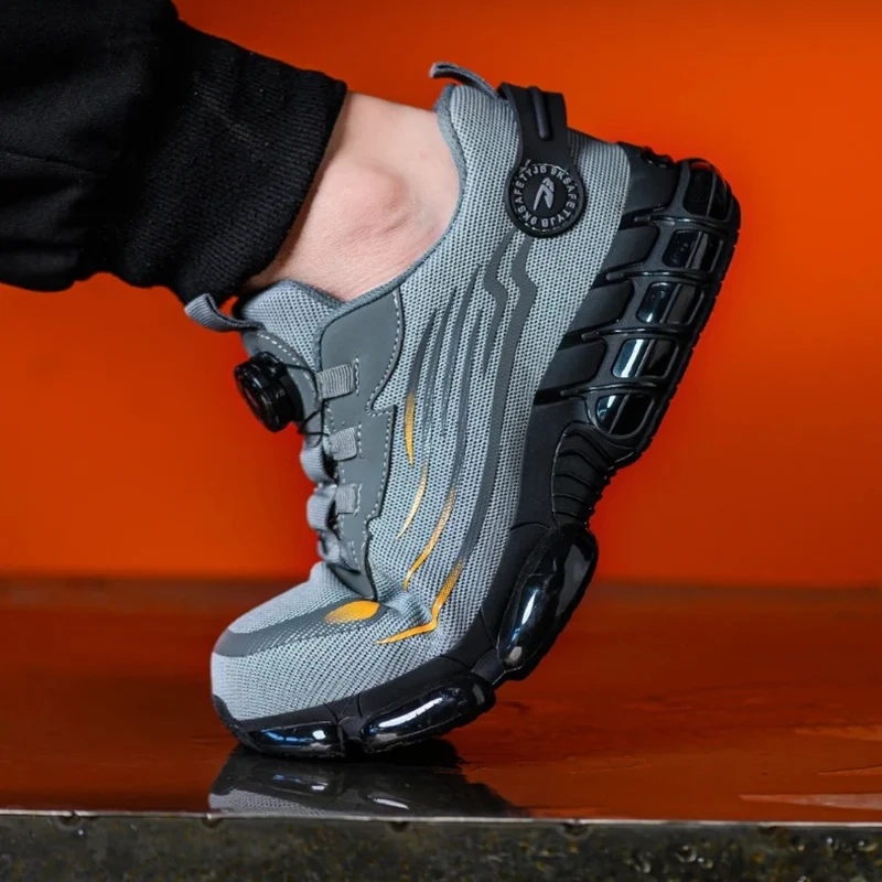 Scarpe antinfortunistiche S1P leggere | Scarpe da lavoro uomo sportive, traspiranti