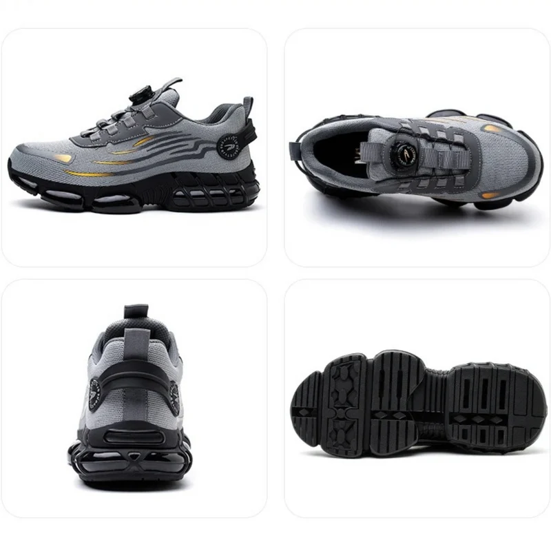 Scarpe antinfortunistiche S1P leggere | Scarpe da lavoro uomo sportive, traspiranti