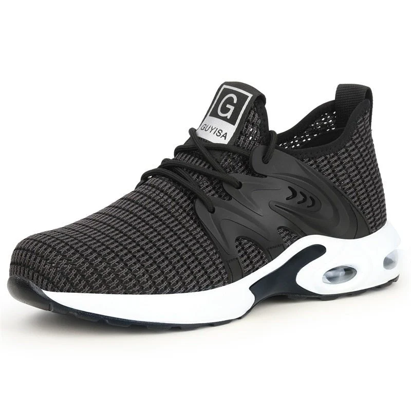 Scarpe antinfortunistiche sneaker con punta in acciaio | Ortopediche leggere, scarpe da lavoro S1P