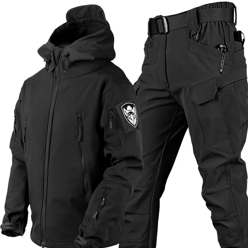 Giacca antivento tattica e pantaloni | Completo outdoor