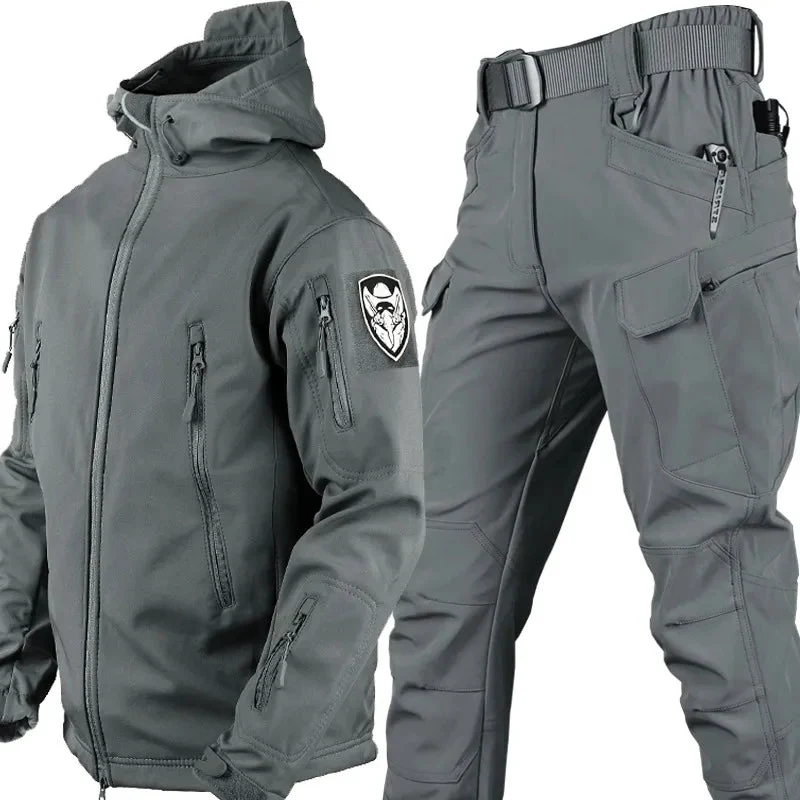 Giacca antivento tattica e pantaloni | Completo outdoor