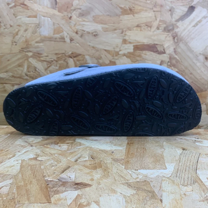 Plakton Herren-Pantoletten Gibraltar aus Leder – Denim