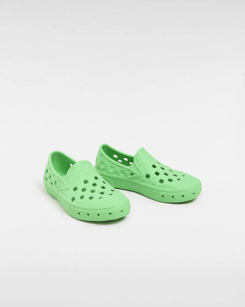 VANS Kinder TRK Slip-On-Schuhe – Grün
