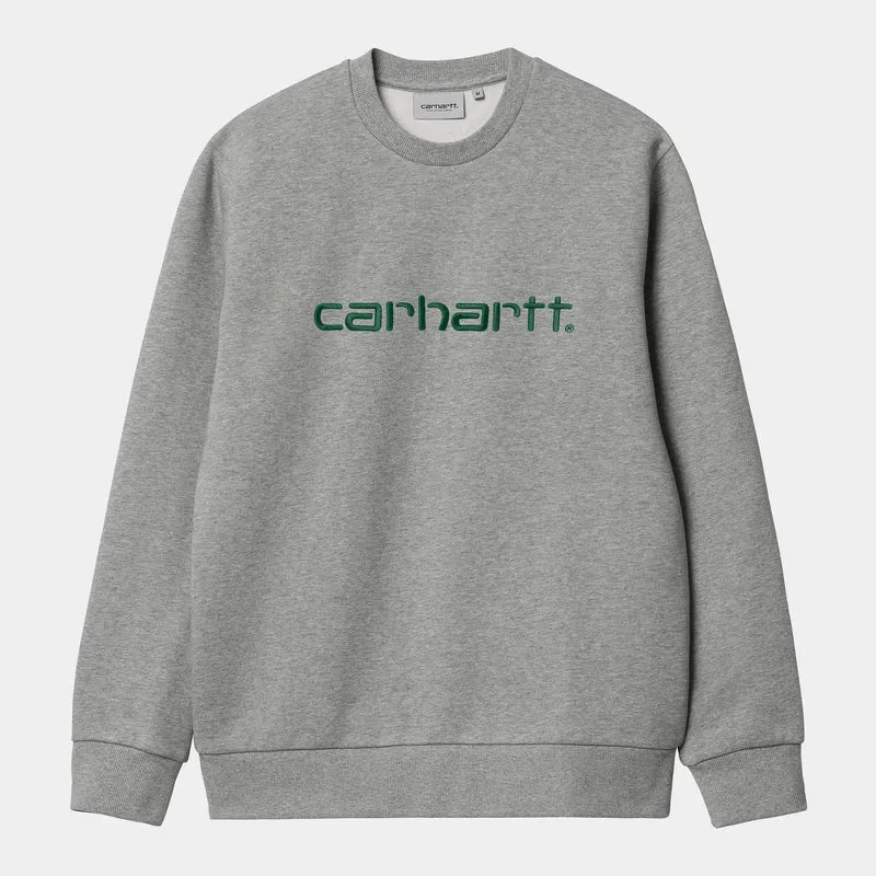 Carhartt WIP Herren Carhartt WIP Sweat-Top – Grau meliert