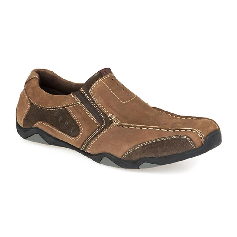 Leather Slip On Shoe - SHI2303 / 307 381 - Brown