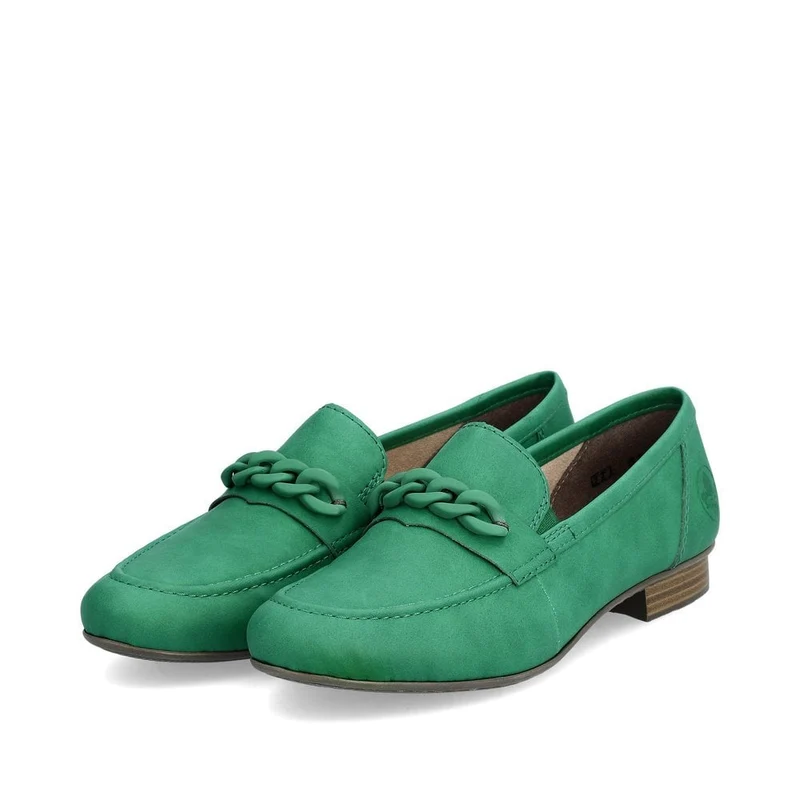 Rieker Modischer Loafer für Damen – Grün