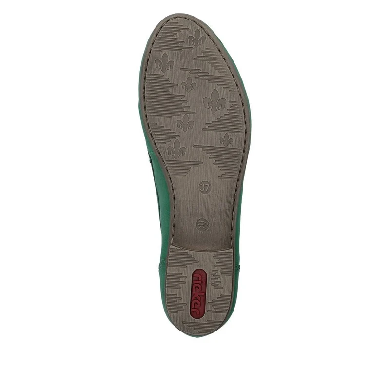 Rieker Modischer Loafer für Damen – Grün