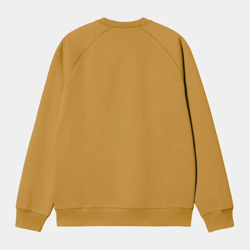 Carhartt WIP Herren Chase Sweat Top – Sunray / Gold