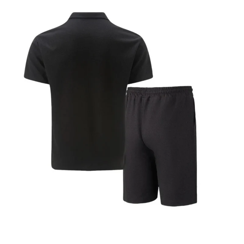 Set combinato da uomo | Polo con cerniera e pantaloncini