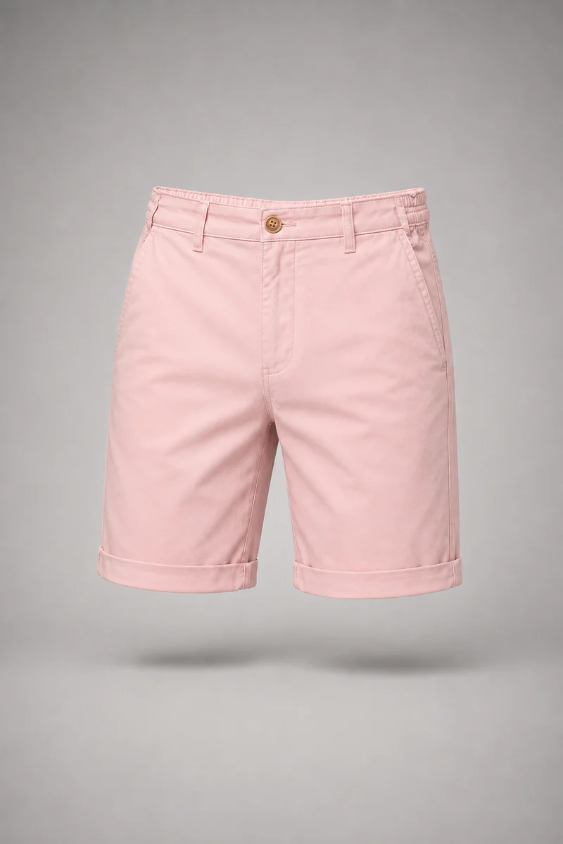 Pantaloncini su misura da uomo | Pantaloni corti leggeri in twill di poliestere