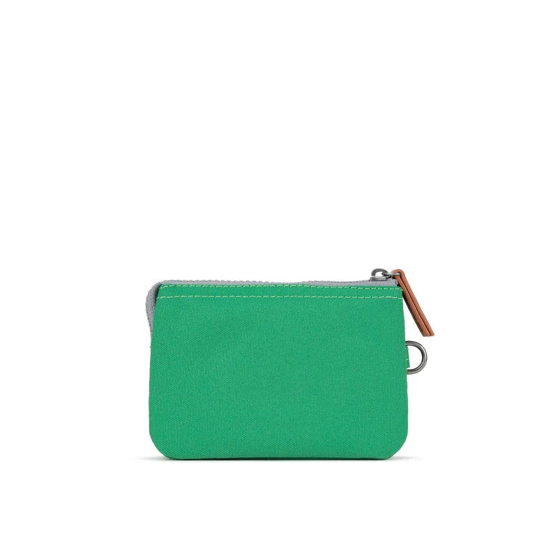 ROKA Carnaby Kleine Handtasche aus recyceltem Canvas, Mountain Green