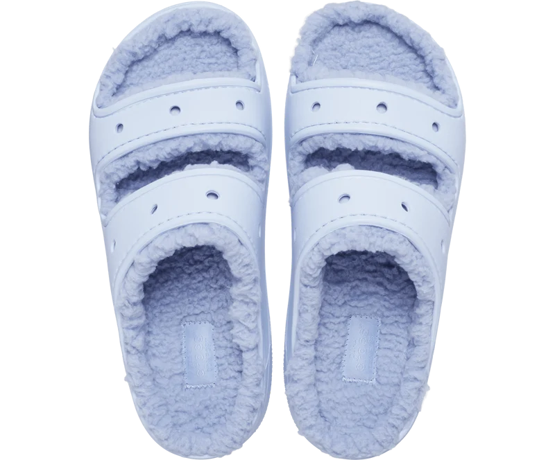 Crocs Unisex Classic Cozzzy Sandale – Blauer Calcit