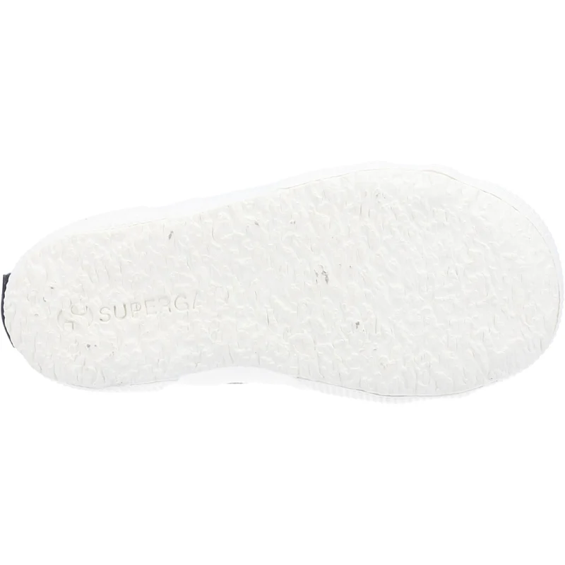 Superga Unisex-Sneaker 2750 Metallic Canvas für Kinder – Silber