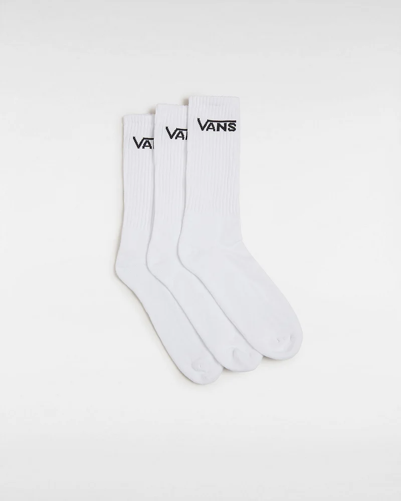 VANS Klassische Herren-Crew-Socken (3 Paar) – Weiß