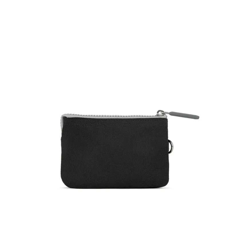 ROKA Kreativer Abfall Carnaby Kleine Geldbörse aus recyceltem Canvas, Farbe Ash/Coriander