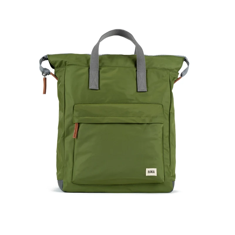 ROKA Bantry B Avocado Große Tasche aus recyceltem Nylon