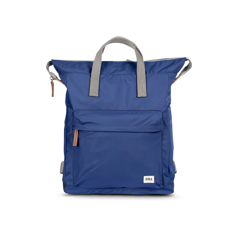 ROKA Bantry Große Tasche aus recyceltem Nylon, Farbe: Burnt Blue