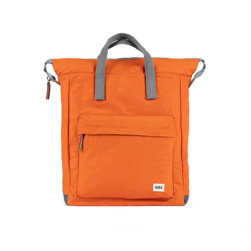 ROKA Bantry Große Tasche aus recyceltem Nylon, Farbe: B, Farbe: Burnt Orange