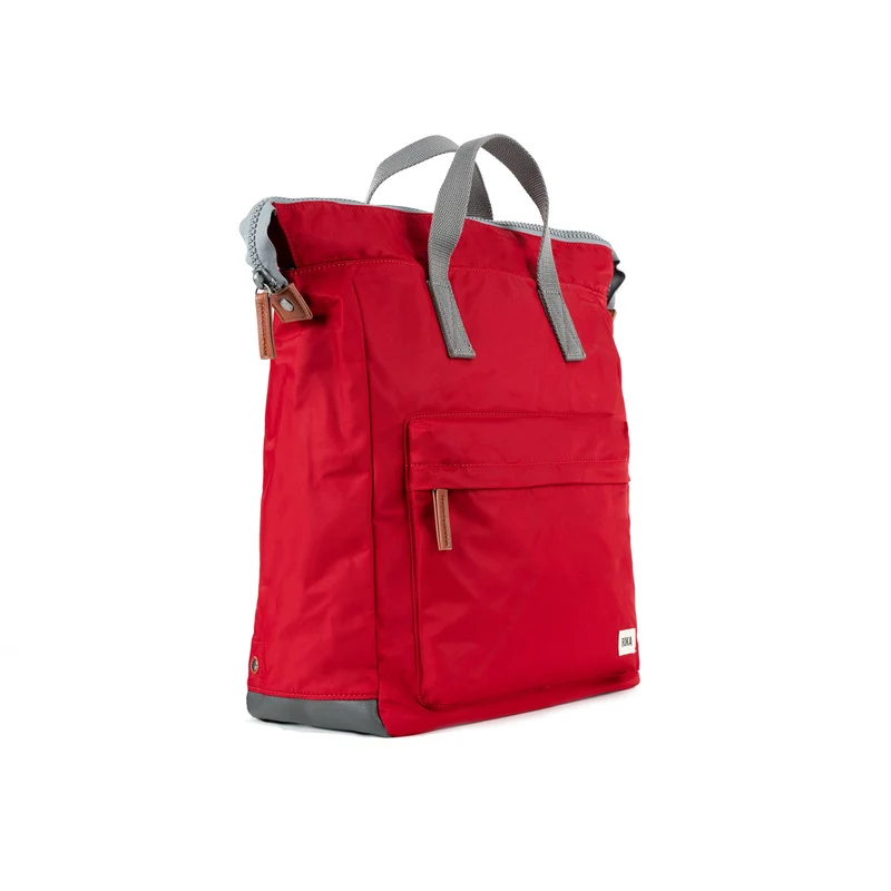 ROKA Bantry Große Tasche aus recyceltem Nylon, Größe B Cranberry