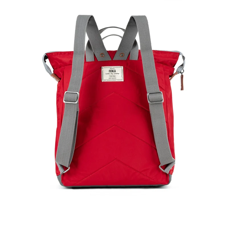 ROKA Bantry Große Tasche aus recyceltem Nylon, Größe B Cranberry