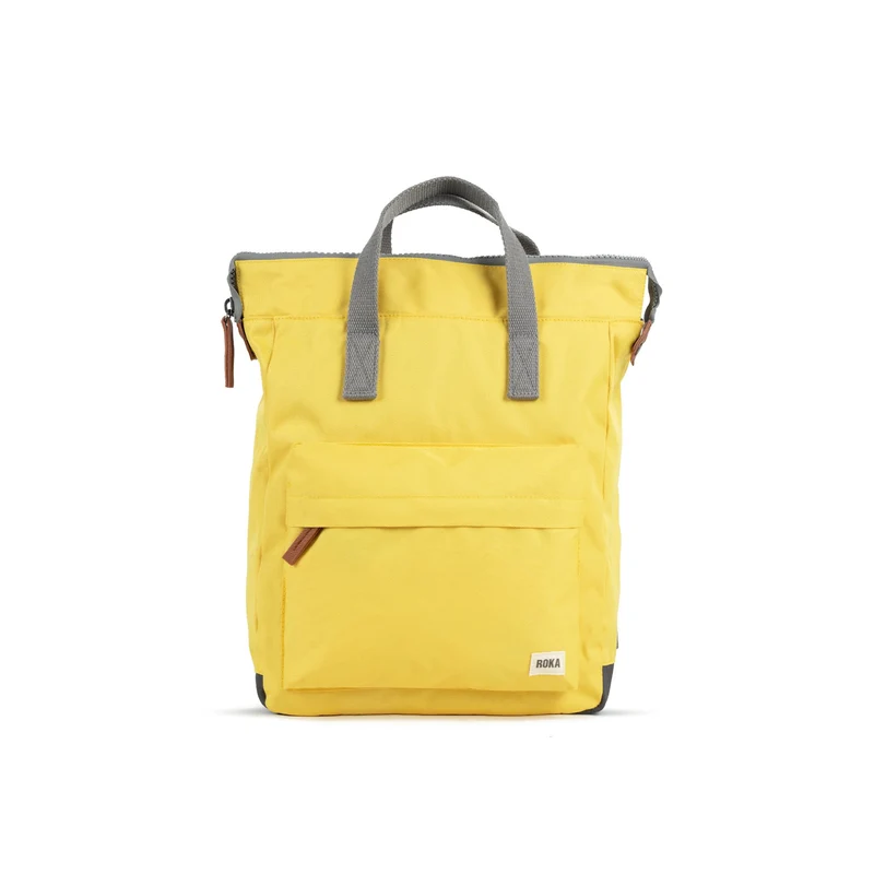 ROKA Bantry B Custard Medium Tasche aus recyceltem Canvas
