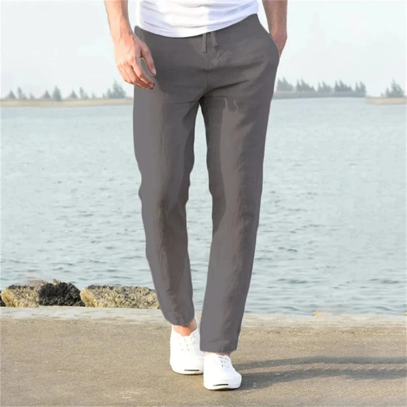 Pantaloni in lino da uomo | pantaloni estivi casual